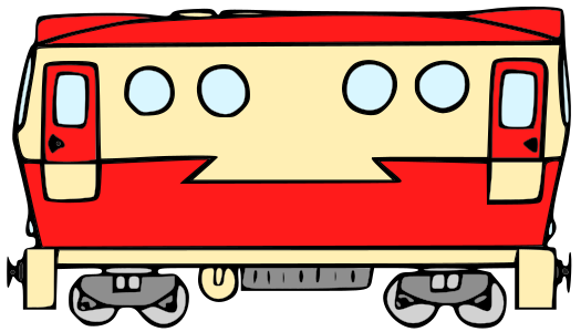 Autorská ilustrace pro děti lokomotiva Hravé stroje vlak mašinka Bardotka